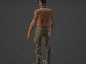Travis Scott - Fortnite Modelo 3D