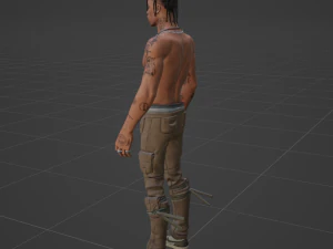 Travis Scott - Fortnite 3D Model
