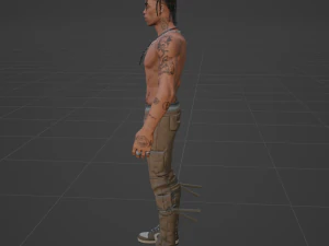 Travis Scott - Fortnite 3D Model