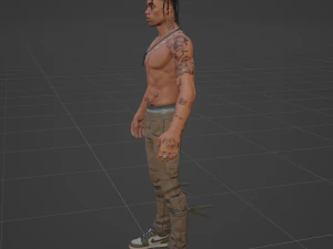 Travis Scott - Fortnite 3D Model