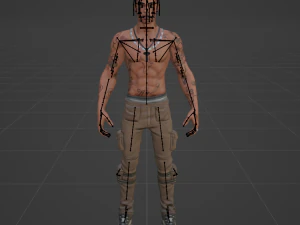 Travis Scott - Fortnite 3D Model