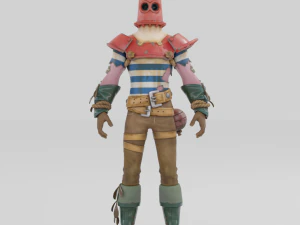 Traineira de trincheira - Fortnite Modelo 3D