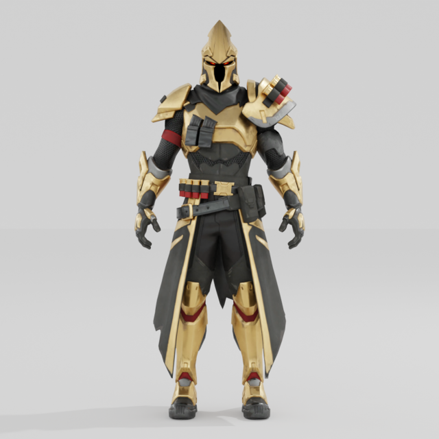 Ultima Knight - Fortnite Modelo 3D .c4d .max .obj .3ds .fbx .stl .blend 