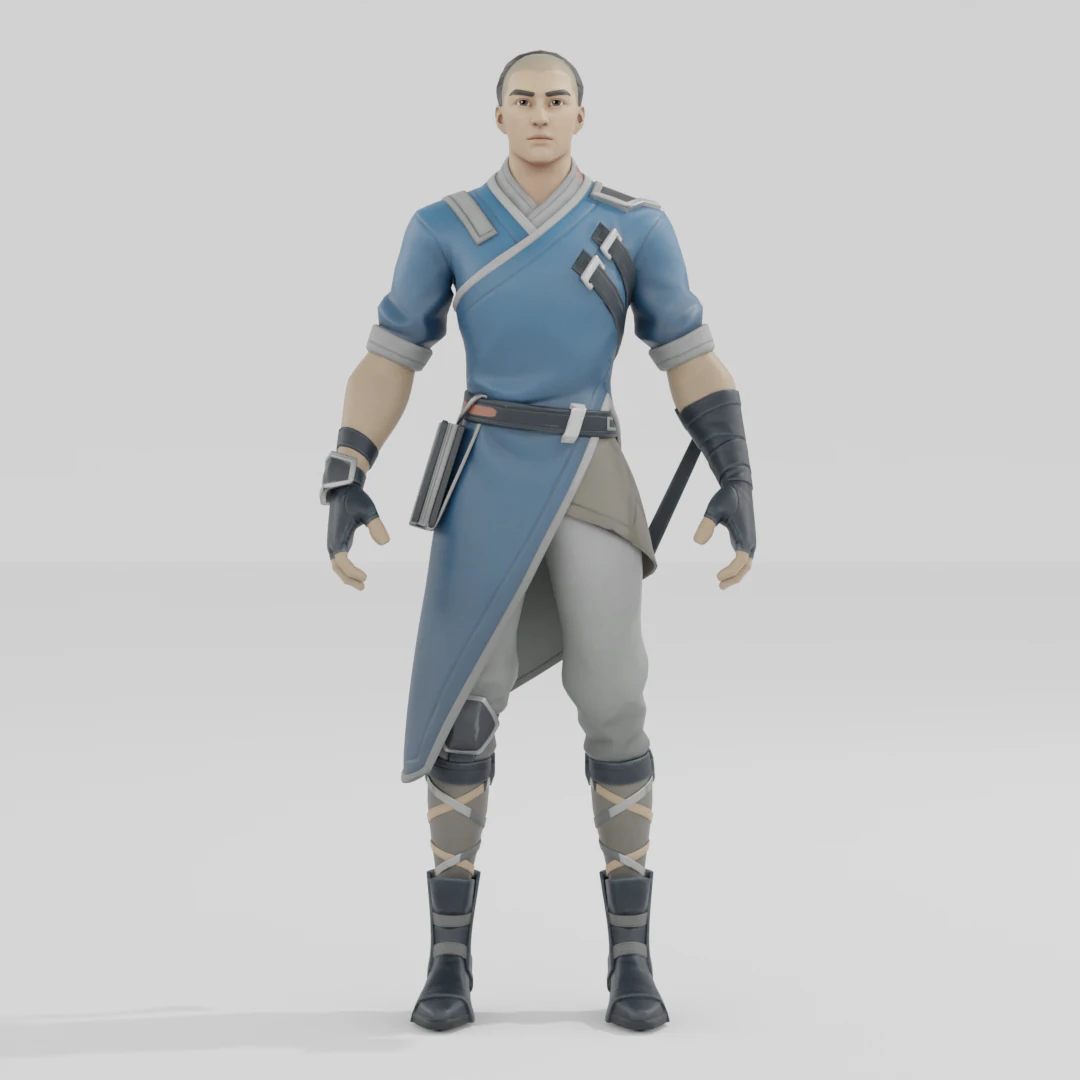 간 - 포트나이트 3D 모델 .c4d .max .obj .3ds .fbx .stl .blend 