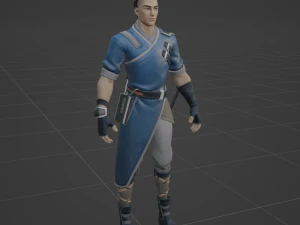 간 - 포트나이트 3D 모델