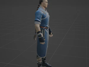 간 - 포트나이트 3D 모델