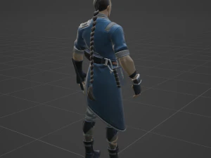 간 - 포트나이트 3D 모델