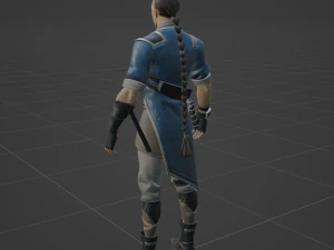 간 - 포트나이트 3D 모델