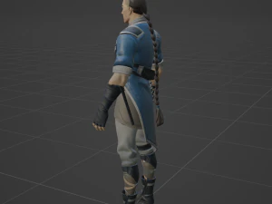 간 - 포트나이트 3D 모델