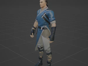 간 - 포트나이트 3D 모델