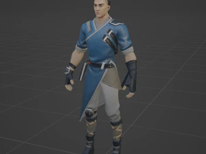 간 - 포트나이트 3D 모델