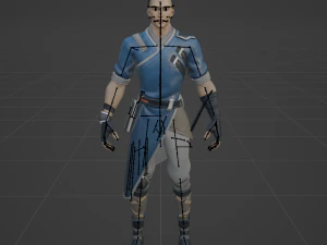 간 - 포트나이트 3D 모델