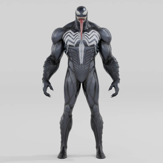 Venom Extreme - Fortnite 3D Модель .c4d .max .obj .3ds .fbx .stl .blend 