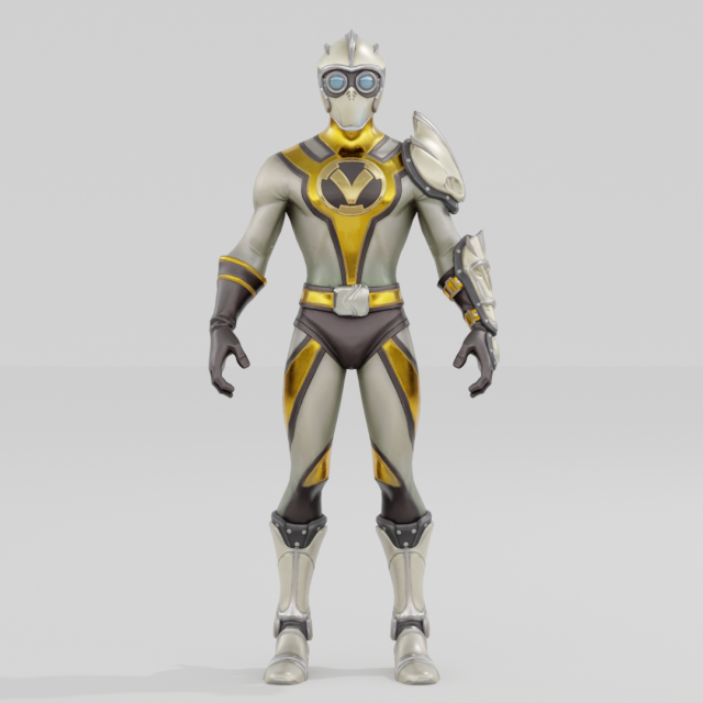 Venturion - Fortnite 3D Model .c4d .max .obj .3ds .fbx .stl .blend 