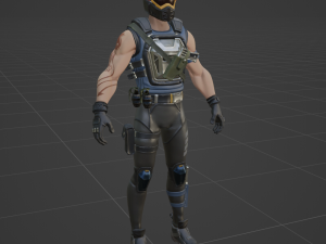 Wake Rider - Fortnite 3D Модель