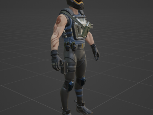Wake Rider - Fortnite 3D Модель