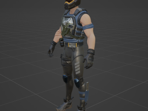 Wake Rider - Fortnite 3D Модель