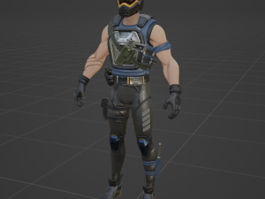 Wake Rider - Fortnite 3D Модель