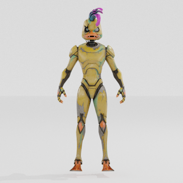 Webster - Fortnite 3D Model .c4d .max .obj .3ds .fbx .stl .blend 