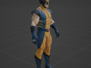 Wolverine - Fortnite 3D मॉडल