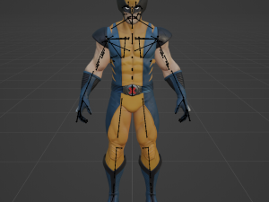 Wolverine - Fortnite 3D मॉडल