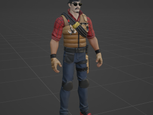 Wrangler - Fortnite Model 3D