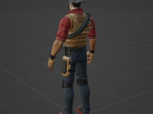 रैंगलर - फ़ोर्टनाइट 3D मॉडल