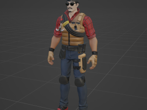 Wrangler - Fortnite Model 3D