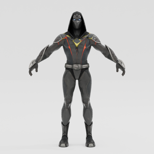 Molten Omen - Fortnite Model 3D .c4d .max .obj .3ds .fbx .stl .blend 