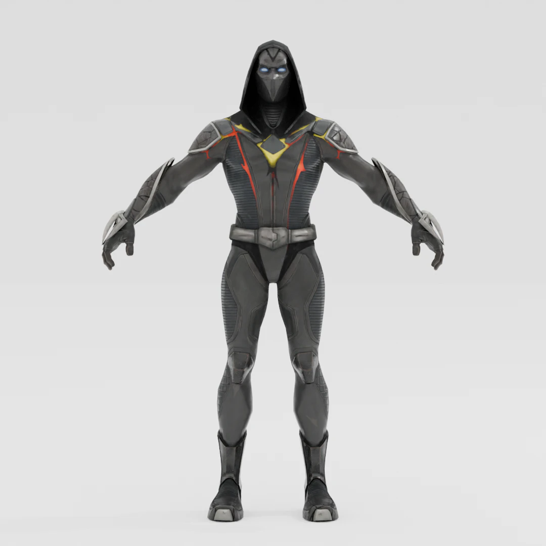 Molten Omen - Fortnite 3D Model .c4d .max .obj .3ds .fbx .stl .blend 