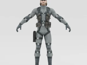 Solid Snake - Fortnite 3D Model