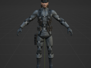 Solid Snake - Fortnite 3D Model