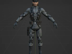 Solid Snake &ndash; Fortnite 3D Modell