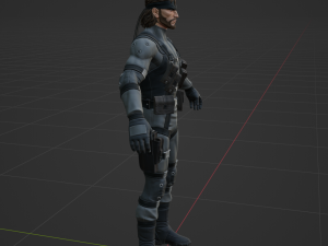 Solid Snake - Fortnite 3D Model
