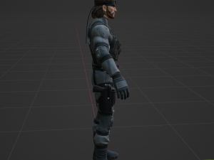 Solid Snake - Fortnite 3D Model