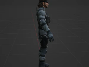 Solid Snake &ndash; Fortnite 3D Modell