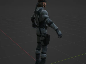 Solid Snake &ndash; Fortnite 3D Modell