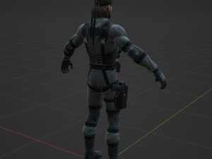 Solid Snake - Fortnite 3D Model