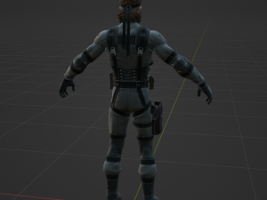 Solid Snake - Fortnite 3D Model