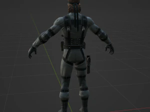 Solid Snake &ndash; Fortnite 3D Modell