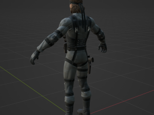 Solid Snake - Fortnite 3D Model