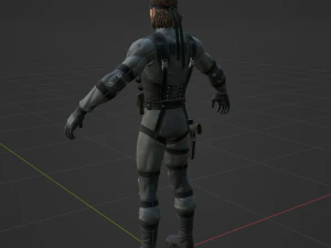 Solid Snake &ndash; Fortnite 3D Modell