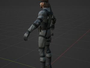 Solid Snake - Fortnite 3D Model