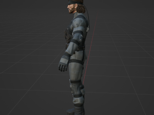 Solid Snake - Fortnite 3D Model