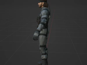 Solid Snake &ndash; Fortnite 3D Modell