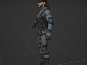 Solid Snake - Fortnite 3D Model