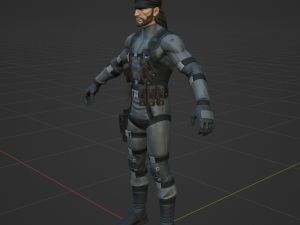 Solid Snake - Fortnite 3D Model