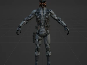 Solid Snake &ndash; Fortnite 3D Modell