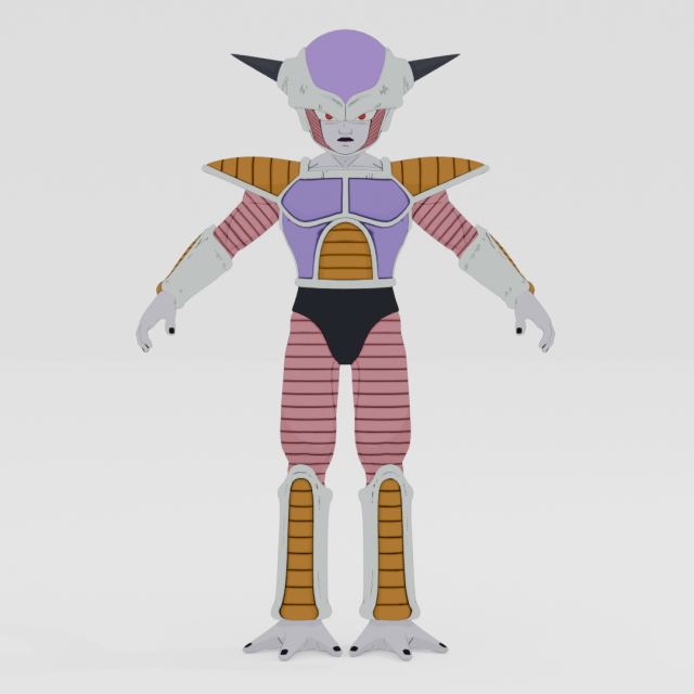 Frieza - Fortnite Model 3D .c4d .max .obj .3ds .fbx .stl .blend 