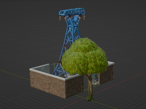 Substation Building - Fortnite 3D Model